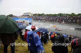 Santino Ferrucci (USA)  EUROINTERNATIONAL Dallara F312 Mercedes, spectators, tribunes 28.06.2014. FIA F3 European Championship 2014, Round 6, Race 2, Norisring, Nürnberg