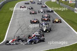 Start of the Race 2 03.08.2014. FIA F3 European Championship 2014, Round 8, Race 2, Red Bull Ring, Spielberg, Austria