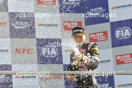 Podium, Max Verstappen (NED) VAN AMERSFOORT RACING Dallara F312 Volkswagen 18.10.2014. FIA F3 European Championship 2014, Round 9, Race 1,Hockenheimring, Hockenheim