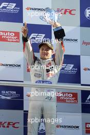 podium, Jordan King (GBR) CARLIN Dallara F312 Volkswagen 19.10.2014. FIA F3 European Championship 2014, Round 11, Race 3, Hockenheimring, Hockenheim