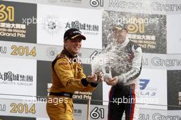 Winner Felix Rosenqvist (SWE) Kashbet.com by Mücke Motorsport Dallara F312 Mercedes-HWA 16.11.2014. Formula Three Macau Grand Prix, Macau, China