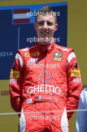 Race 2, 3rd position Raffaele Marciello (ITA) Racing Engineering 22.06.2014. GP2 Series, Rd 4, Spielberg, Austria, Sunday.