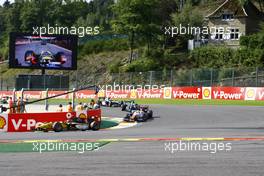 Race 2, Stephane Richelmi (MON) DAMS 24.08.2014. GP2 Series, Rd 8, Spa-Francorchamps, Belgium, Sunday.