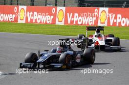 Race 2, Mitch Evans (NZL) RT Russian Time 24.08.2014. GP2 Series, Rd 8, Spa-Francorchamps, Belgium, Sunday.