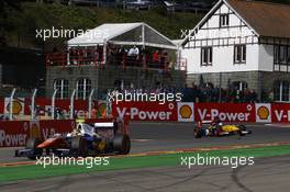 Race 2, Johnny Cecotto Jr. (VEN) Trident 24.08.2014. GP2 Series, Rd 8, Spa-Francorchamps, Belgium, Sunday.