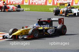 Race 2, Jolyon Palmer (GBR) Dams 24.08.2014. GP2 Series, Rd 8, Spa-Francorchamps, Belgium, Sunday.