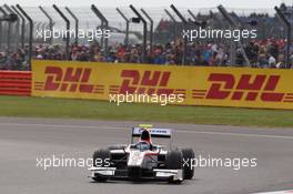 Race 2, Simon Trummer (SUI), Rapax 06.07.2014. GP2 Series, Rd 5, Silverstone, England, Sunday.
