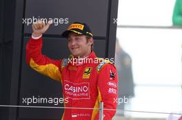 Race 2, Stefano Coletti (MCO), Racing Engineering (2nd position) 06.07.2014. GP2 Series, Rd 5, Silverstone, England, Sunday.