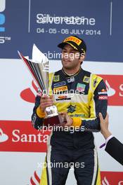 Race 2, Felipe Nasr (BRA), Carlin (race winner) 06.07.2014. GP2 Series, Rd 5, Silverstone, England, Sunday.
