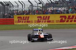 Race 2, Johnny Cecotto, jr (VEN), Trident 06.07.2014. GP2 Series, Rd 5, Silverstone, England, Sunday.