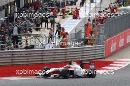 Race 1, Stoffel Vandoorne (BEL), ART Grand Prix 05.07.2014. GP2 Series, Rd 5, Silverstone, England, Saturday.