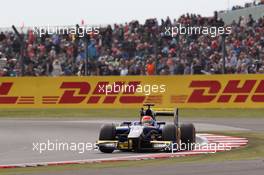 Race 2, Felipe Nasr (BRA), Carlin 06.07.2014. GP2 Series, Rd 5, Silverstone, England, Sunday.