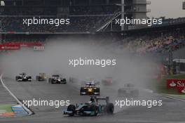 Race 2, the start 20.07.2014. GP2 Series, Rd 6, Hockenheim, Germany, Sunday