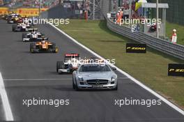 Race 1, The Safety car on the track 26.07.2014. GP2 Series, Rd 7, Budapest, Hungary, Saturday.