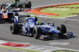 Race 2, Julian Leal (COL) Carlin 07.09.2014. GP2 Series, Rd 09, Monza, Italy, Sunday.