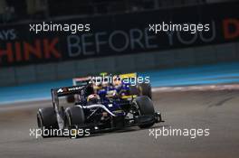 Race 1, Mitch Evans (NZL) RT Russian Time 22.11.2014. GP2 Series, Rd 11, Yas Marina Circuit, Abu Dhabi, UAE, Saturday.