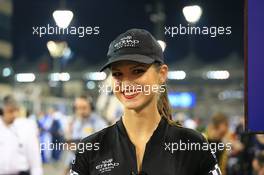 Race 1, Grid Girl 22.11.2014. GP2 Series, Rd 11, Yas Marina Circuit, Abu Dhabi, UAE, Saturday.