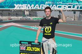 Jolyon Palmer (GBR) Dams, 2014 GP2 Champion. 23.11.2014. GP2 Series, Rd 11, Yas Marina Circuit, Abu Dhabi, UAE, Sunday.