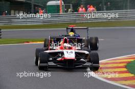 Race 1, Patrick Kujala (FIN) Marussia Manor Racing 23.08.2014. GP3 Series, Rd 6, Spa-Francorchamps, Belgium, Saturday.