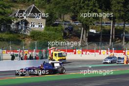 Race 2, Emil Bernstorff (GBR) Carlin 24.08.2014. GP3 Series, Rd 6, Spa-Francorchamps, Belgium, Sunday.