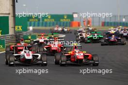 Race 2, Start of the race 27.07.2014. GP3 Series, Rd 5, Budapest, Hungary, Sunday.