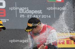 Race 2, Patric Niederhauser (SUI) Arden International, race winner 27.07.2014. GP3 Series, Rd 5, Budapest, Hungary, Sunday.
