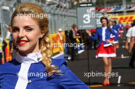 Grid girls. 10.10.2014. GP3 Series, Rd 8, Sochi Autodrom, Sochi, Russia, Sunday.