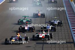 Start Race 2 10.10.2014. GP3 Series, Rd 8, Sochi Autodrom, Sochi, Russia, Sunday.