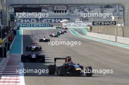 Emil Bernstorff (GBR) Carlin 23.11.2014. GP3 Series, Rd 9, Yas Marina Circuit, Abu Dhabi, UAE, Sunday.