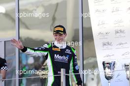 Podium, 2nd Race 2, Nick Yelloly (GBR) Status Grand Prix 23.11.2014. GP3 Series, Rd 9, Yas Marina Circuit, Abu Dhabi, UAE, Sunday.