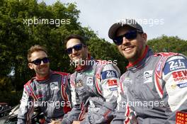 Rene Rast (GER) / Jan Charouz (CZE)  / Vincent Capillaire (FRA) #24 Sebastien Loeb Racing Oreca 03 Nissan 13.06.2014. Le Mans 24 Hour, Le Mans, Street Parade, France.