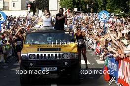 Street Parade Atmosphere 13.06.2014. Le Mans 24 Hour, Le Mans, Street Parade, France.