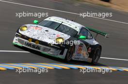 Erik Maris (FRA) / Jean Marc Merlin (FRA) / Eric Helary (FRA) #67 IMSA Performance Matimut Porsche 911 GT3 RSR (997). 11.06.2014. FIA World Endurance Championship Le Mans 24 Hours, Practice and Qualifying, Le Mans, France. Wednesday.