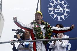 Winner P2, Harry Tincknell (GBR) #38 Jota Sport Zytek Z11SN Nissan 15.06.2014. Le Mans 24 Hour, Le Mans Race, France.