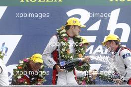 Podium, Simon Dolan (GBR) / Harry Tincknell (GBR) / Oliver Turvey (GBR) #38 Jota Sport Zytek Z11SN Nissan 15.06.2014. Le Mans 24 Hour, Le Mans Race, France.