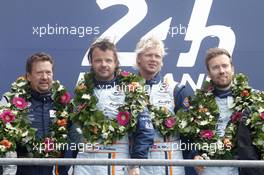 Winner GTE Am, Kristian Poulsen (DEN) / Nicki Thim (DEN) /  David Heinmeier Hansson (DEN)  #95 Aston Martin Racing Aston Martin Vantage V8 15.06.2014. Le Mans 24 Hour, Le Mans Race, France.
