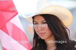Grid girl. 20.9.2014. FIA World Endurance Championship, Rd 4, 6 Hours of Circuit of the Americas, Austin, Texas, USA.