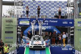 Jari-Matti Latvala,  Miikka Anttila (Volkswagen Polo WRC #2, Volkswagen Motorsport)  31.07-03.08.2014. World Rally Championship, Rd 8, Rally Finland, Jyvaskyla, Finland