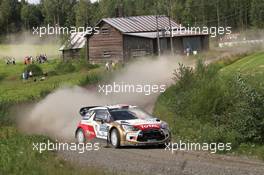 Mads Ostberg, Jonas Andersson (Citroen DS3 WRC, #4 CitroÃ«n Total Abu Dhabi WRT)  31.07-03.08.2014. World Rally Championship, Rd 8, Rally Finland, Jyvaskyla, Finland