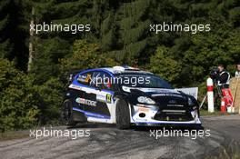 Julien Maurin, Nicolas Klinger (Ford Fiesta WRC) 2-5.10.2014. World Rally Championship, Rd 11,  Rally France, Strasbourg, France.