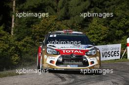 Mads Ostberg, Jonas Andersson (Citroen DS3 WRC, #4 Citroen Total Abu Dhabi WRT) 2-5.10.2014. World Rally Championship, Rd 11,  Rally France, Strasbourg, France.