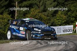 Elfyn Evans, Daniel Barrit (Ford Fiesta WRC, #6 M-Sport World Rally Team) 2-5.10.2014. World Rally Championship, Rd 11,  Rally France, Strasbourg, France.