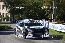 Julien Maurin, Nicolas Klinger Ford Fiesta WRC 2-5.10.2014. World Rally Championship, Rd 11,  Rally France, Strasbourg, France.