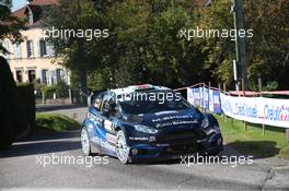 Elfyn Evans, Daniel Barrit (Ford Fiesta WRC, #6 M-Sport World Rally Team) 2-5.10.2014. World Rally Championship, Rd 11,  Rally France, Strasbourg, France.