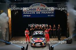 Stephane Lefebvre (FRA) Thomas Dubois (FRA), Citroen DS3 R3, WRC3 Champions 2-5.10.2014. World Rally Championship, Rd 11,  Rally France, Strasbourg, France.