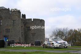Andreas Mikkelsen ,Ola Floene (Volkswagen Polo R WRC, #9 Volkswagen Motorsport II) 13-16.11.2014. World Rally Championship, Rd 13, Wales Rally GB, Deeside, Flintshire, Wales.