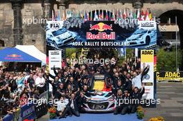 Podium 21-24.08.2014. World Rally Championship, Rd 6, Rallye Deutschland, Trier, Germany.