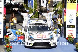 3rd Andreas Mikkelsen (NOR) Ola Floene (NOR) Volkswagen Polo R WRC, #9 Volkswagen Motorsport II 20.-24.08.2014. World Rally Championship, Rd 9, Rally Germany, Trier, Germany