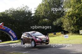 Nasser Al Attiyah (QAT) Giovanni Bernacchini (ITA) Ford Fiesta RRC, #31 20.-24.08.2014. World Rally Championship, Rd 9, Rally Germany, Trier, Germany