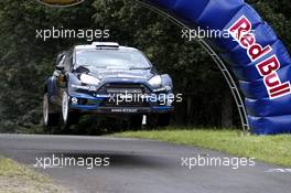 Mikko Hirvonen (FIN) Jarmo Lehtinen (FIN) Ford Fiesta WRC, #5 M-Sport World Rally Team 20.-24.08.2014. World Rally Championship, Rd 9, Rally Germany, Trier, Germany